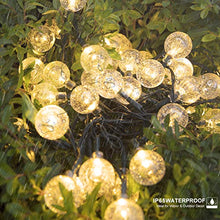 Carica l'immagine nel visualizzatore di Gallery, Vindany Catena Luminosa Esterno Solare - 60 LED Lucine Bianco Caldo