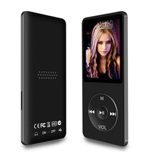 Carica l'immagine nel visualizzatore di Gallery, Wodgreat Lettore MP3 16GB Lettore Musicale Audio Digitale Portatile HiFi Lossless Sound 1,8 Pollici MP3 Running Sport con Radio FM/Altoparlante,Supporto espandibile fino a 128G