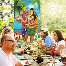 Carica l&#39;immagine nel visualizzatore di Gallery, Hawaiian Aloha Decorazioni per Feste Coppia di Foto Luau Prop, Tessuto...