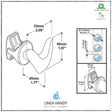 Carica l'immagine nel visualizzatore di Gallery, Coppia Handy Vip Scaldasalviette - Portasciugamani, si Fissano Bianco - Ilgrandebazar