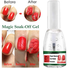 Carica l&#39;immagine nel visualizzatore di Gallery, Gel Polish Remover,Rimuove lo Smalto semipermanente, Magic Remover Gel Nail Polish Removal,Solvente per Unghie Professionale,Rimuove lo Smalto in Gel Soak-Off in 3-5 Minuti