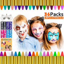 Carica l&#39;immagine nel visualizzatore di Gallery, Gifort 36 Colori Face Paint, Paint per Bambini Painting Body... - Ilgrandebazar
