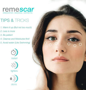 Remescar - Borse Occhi e Occhiaie Scure - Crema per le borse sotto gli occhi - Eliminare le borse sotto gli occhi - Trattamento istantaneo per eliminare le borse sotto gli occhi per uomo e donna