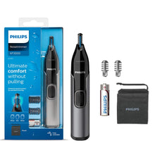 Carica l'immagine nel visualizzatore di Gallery, Philips Naso Hair Trimmer, Serie 3000 Naso, Orecchio e Sopracciglio Trimmer Impermeabile con Sistema di Protezione Protezione Funzionamento a Batteria, Senza Trazione Garantita - NT3650/16