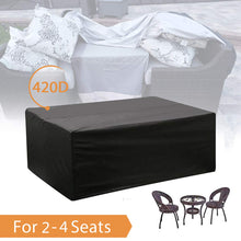 Carica l&#39;immagine nel visualizzatore di Gallery, king do way Copertura per Mobili da Giardino - Telo 123 x 61 x 72 cm, Nero - Ilgrandebazar