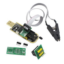 Carica l&#39;immagine nel visualizzatore di Gallery, KeeYees SOP8 SOIC8 Test Clip per EEPROM 25CXX / + Programmatore - Ilgrandebazar