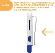 Carica l&#39;immagine nel visualizzatore di Gallery, Chicco Bebècare Easy-Tech Dispositivo Anti Abbandono Universale per Seggiolino Auto, App, Bluetooth, 3 Livelli di Allarme, Allarmi Intelligenti - Bianco/Blu