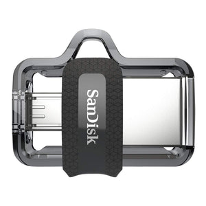 SanDisk Ultra Dual M3.0 USB Flash Drive 32GB, fino a 150 MB/s Noir
