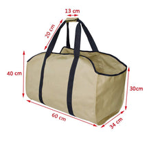 Carica l&#39;immagine nel visualizzatore di Gallery, Cactye, borsa in tela per legna da ardere, interni, colore: giallo Yellow - Ilgrandebazar