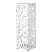 Carica l&#39;immagine nel visualizzatore di Gallery, SONGMICS Porta Ombrelli in Metallo, Portaombrelli Quadrato, con Bianco - Ilgrandebazar