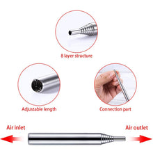 Carica l&#39;immagine nel visualizzatore di Gallery, Pocket Bellow, Blow Fire tubo, Soffietto Tube Pieghevole in Acciaio,... - Ilgrandebazar