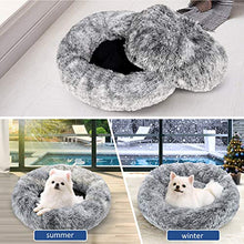 Carica l&#39;immagine nel visualizzatore di Gallery, Docatgo Cuccia per Gatti Letto Cani Gatto Rotondo Grande Peluche...