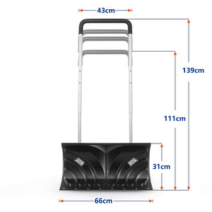 Aratro a spinta manuale a per impieghi gravosi con Aluminum Handle - Ilgrandebazar