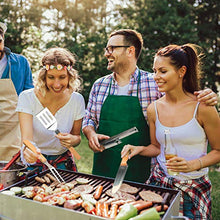 Carica l&#39;immagine nel visualizzatore di Gallery, EKKONG 4 Pezzi Set Utensili Barbecue, Accessori Barbecue in Acciaio 4pcs