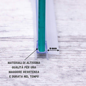 IEGAR Guarnizione 100Cm Sottoporta Trasparente 2a 100 Cm, - Ilgrandebazar