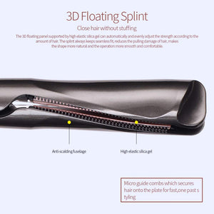 Piastra Capelli Curl & Straight, 2 in 1 Ferro Arricciacapelli, Tormalina gold - Ilgrandebazar