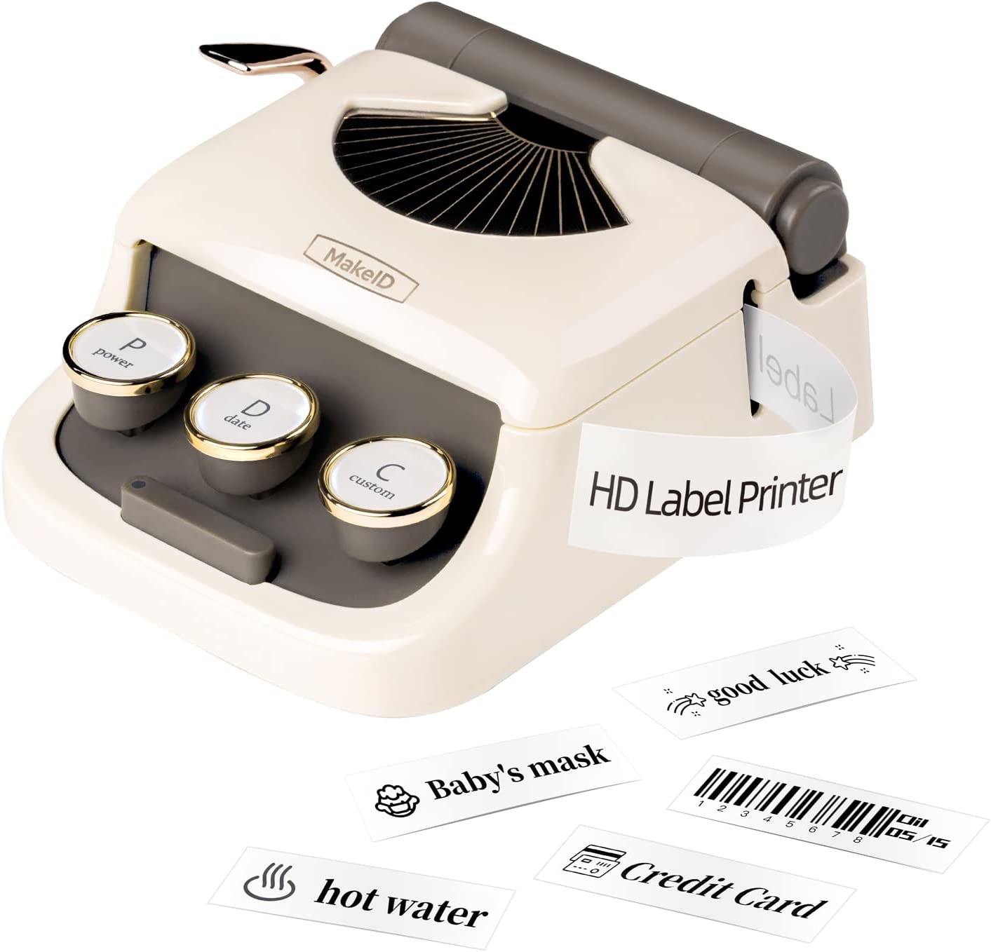 Etichettatrice Portatile Makeid L1 Bluetooth - Stampante Termica Per Etichette Adesive, Ricaricabile USB - Foto 5