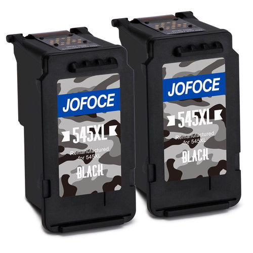 Jofoce Remanufactured Canon PG-545XL 545 Cartucce d'inchiostro 2 Nero, Nero - Ilgrandebazar