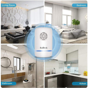 KedBrok 4 Pack Antizanzare Ultrasuoni, Repellente ad Ultrasuoni Anti Zanzare Dispositivi Antizanzare Insetti Ragni Topi Mosche Parassiti Ratti Scarafaggi Formiche