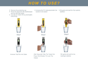 PH Tester/TDS&EC Tester TGJOR Qualità Acqua Misuratore della qualità... - Ilgrandebazar