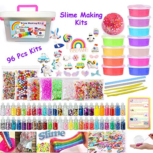 Kit fai da te per realizzare lo slime include 12 slime, 48 vasetti di... - Ilgrandebazar