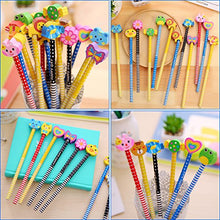 Carica l'immagine nel visualizzatore di Gallery, Set matita del fumetto, Attiant 40 Pcs in legno con gomma matite... - Ilgrandebazar