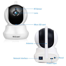 Carica l&#39;immagine nel visualizzatore di Gallery, Sricam SP020 Telecamera di Sorveglianza Wireless 1080P HD IP Camera Bianco - Ilgrandebazar