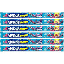 Carica l&#39;immagine nel visualizzatore di Gallery, Wonka Very Berry Nerds Rope (confezione da 6) American Candy &amp; Sweets