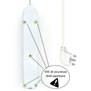 Ewent EW3929 Multipresa, Bianco, 1.5 mt mt, Bianco - Ilgrandebazar