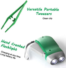 Carica l'immagine nel visualizzatore di Gallery, UTTORA Set di Binocolo per Bambini, 7 in 1 Giocattoli per Avventurose Esplorazioni della Natura, Binocolo, Torcia a LED Portatile, Bussola, Lente d'Ingrandimento, Fischietto, Zaino da Collezione