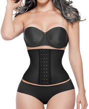 Carica l&#39;immagine nel visualizzatore di Gallery, YIANNA Latex Waist Trainer Corsetto Dimagrante Stringivita Nero Bustino... - Ilgrandebazar
