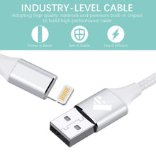 Carica l'immagine nel visualizzatore di Gallery, Aioneus Cavo iPhone 1.8M Ricarica Caricabatterie iPhone Certificato MFi Lungo Cavo Lightning, Carica Rapida Caricatore per iPhone 14 13 12 Pro Max Mini 11 SE 2020 X XS XR 8 Plus 7 6s 6 5 5s 5c iPad