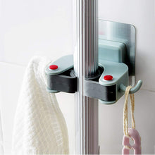 Carica l&#39;immagine nel visualizzatore di Gallery, Mop Holder Autoadesivo Scopa Titolare Parete Montato Clip per Bagno o...