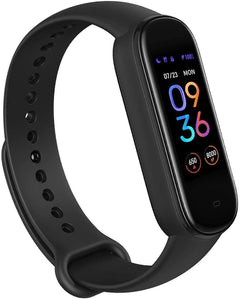 Amazfit Band 5 Smartwatch Tracker Fitness Orologio Sport Smartband con Alexa Integrato Impermeabile 5 ATM di 15 Giorni, Contapassi, Monitoraggio Frequenza Cardiaca del Sonno e della Salute Normal Nero