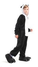 Carica l&#39;immagine nel visualizzatore di Gallery, Costume Tutina Peluche di Zebra per Bambini- Nero/Bianco - Taglia 115 - Ilgrandebazar