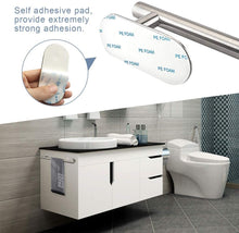 Carica l'immagine nel visualizzatore di Gallery, Portasciugamani Da Parete ZB ZealBoom Autoadesivo Porta Salviette da Bagno con 2PCS Gancio Adesivo di Acciaio Inox Porta Asciugamano per Bagno Cucina Camera da Letto Accessori Bagno Towel Holder