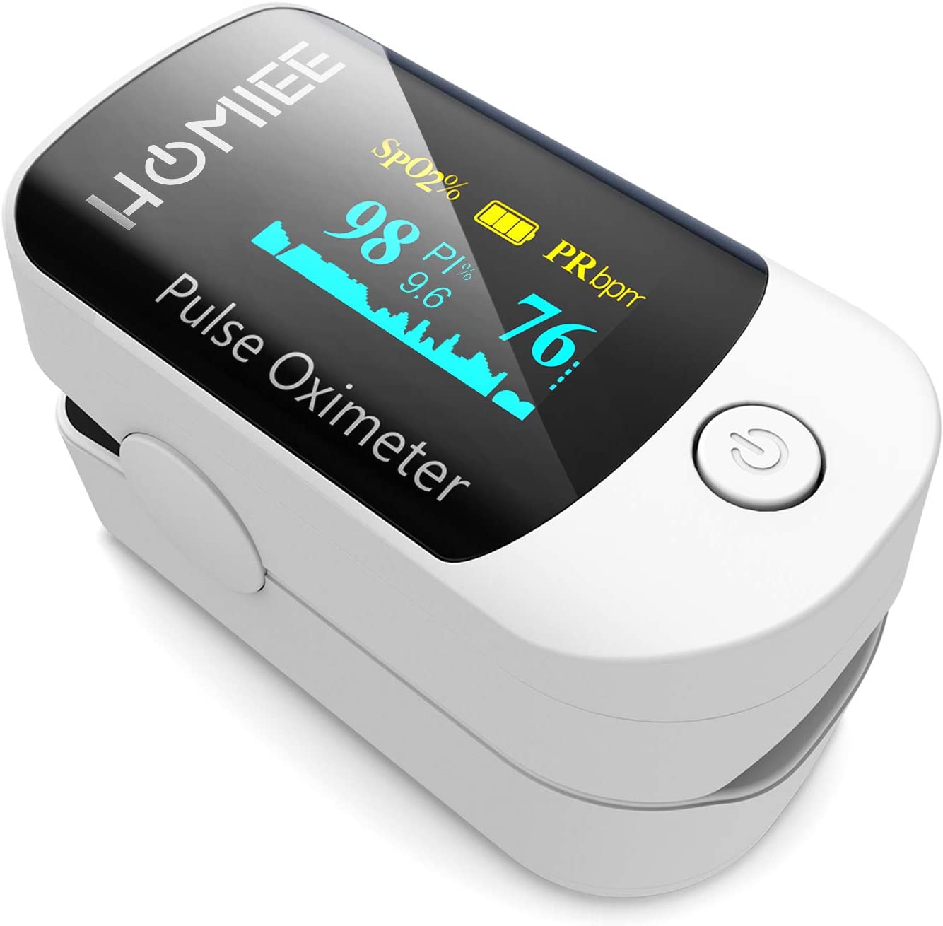 HOMIEE Saturimetro da Dito,Pulsossimetro da Dito,Ossimetro