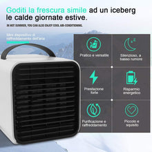 Carica l'immagine nel visualizzatore di Gallery, Mini Raffreddatore D'aria, StillCool Condizionatori Portatili Personale Evaporativo Umidificatore Purificatore D'aria Air 3 livelli di potenza Con la luce notturna