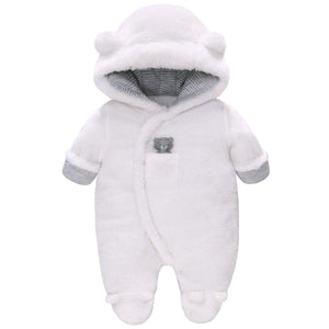 Vine Bambino Tute da neve Neonato Pagliaccetto con Cappuccio Inverno FOOTED... - Ilgrandebazar
