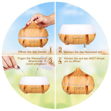 Carica l&#39;immagine nel visualizzatore di Gallery, 400ml Diffusore di Oli Essenziali, Aromi con 7 colori LED... - Ilgrandebazar