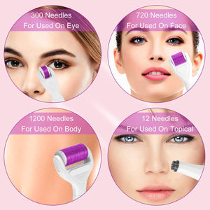Dermaroller, Dermaroller Titanio, Corpo, Viso -... - Ilgrandebazar