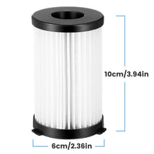 Carica l'immagine nel visualizzatore di Gallery, Cabiclean 12x Filtro di ricambio compatibile con gli aspirapolvere ariete Handyforce 2761 e 2759, include 6 filtri + 6 filtri in schiuma
