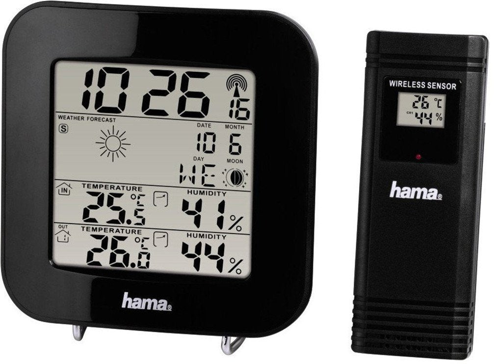 Hama Stazione barometrica EWS-200, Nero nero - Ilgrandebazar
