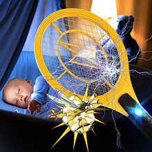 Carica l&#39;immagine nel visualizzatore di Gallery, QcoQce Racchetta Elettrica con Maglia a Triplo Strato, per Uso Esterno LDC