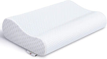 Carica l'immagine nel visualizzatore di Gallery, Power Of Nature Cuscino Cervicale Memory Foam, Cuscino, Guanciale Letto in Memory Foam Ergonomico per Dolori a Collo e Cervicali, Federa Morbida Rimovibile e Lavabile