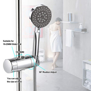 [2019 Nuovo] Joyoldelf Supporto Doccia 19-25 mm ABS Regolabile Ricambio...