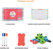 Carica l'immagine nel visualizzatore di Gallery, Herefun Lettere e Numeri per Bambini, 212Pcs Kit di Lettere, Gioco di Apprendimento Alfabeto Giocattoli Educativi per Bambini, Lettere in Schiuma per Bambini