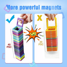 Carica l'immagine nel visualizzatore di Gallery, infinitoo Blocchi Costruzioni Magnetiche 146 Pezzi Puzzle Costruzioni Magnetiche Kit di Blocchi Magnetici per Sviluppare l'Intelligenza e la Memoria di Bambini
