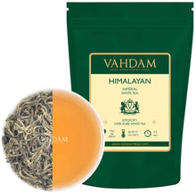 Carica l'immagine nel visualizzatore di Gallery, Himalaya imperial white tea in leaves - The healthiest tea in the world, full of POWERFUL ANTIOXIDANTS, hand-picked fresh from high altitude plantations, floral and inviting, 25 Cups