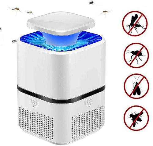 Lampada Antizanzara Elettrica, Mosquito Killer Lamp, Mosquito Trap, Elettrica Lampada Anti Zanzara, Trappola Zanzare Anti Insetti per Casa/Ufficio/Interno Mosquito Killer (Bianco)